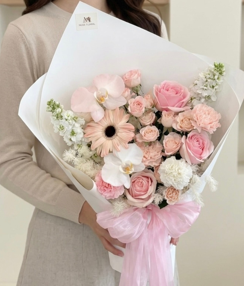 Kindred Meadow Mix Flower Bouquet - Rose