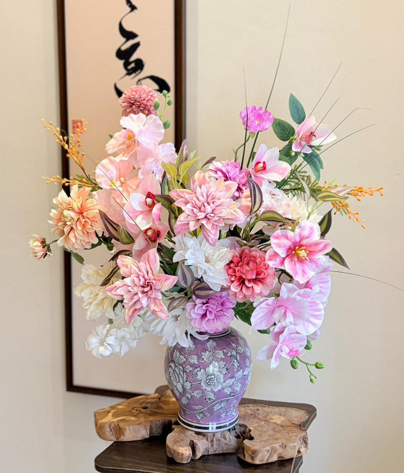 Nova Garden Artificial Flowers Pot - Artificial Flowers (Table)