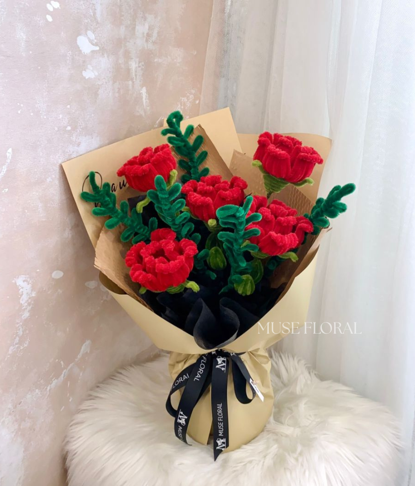 Twisty Love Twist Stick Bouquet - Hand Bouquet (Soap Flowers)