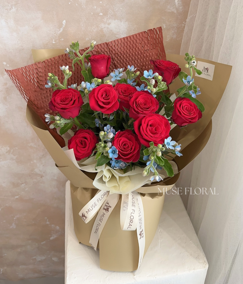 Misty Petals Rose Bouquet - Rose