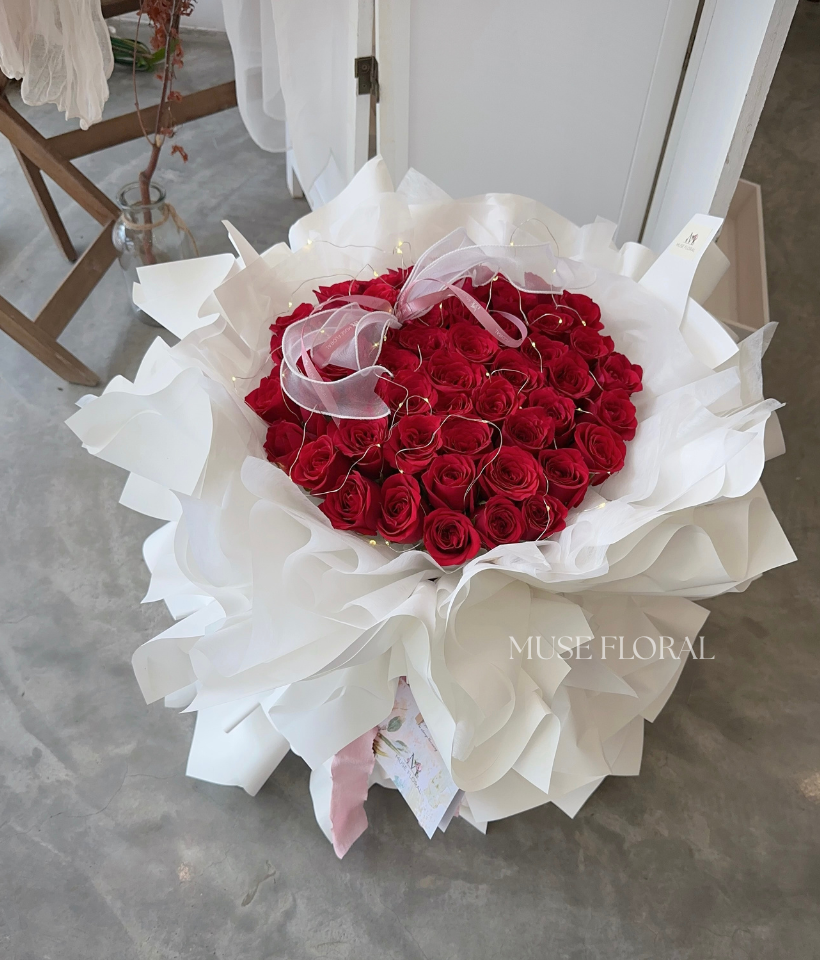 Apricot Sky Rose Bouquet - Rose
