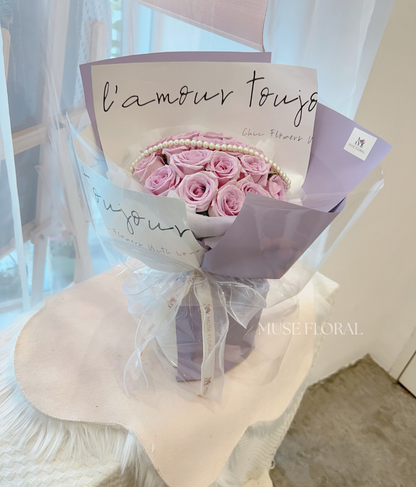 Stitch in Pink Rose Bouquet - Rose