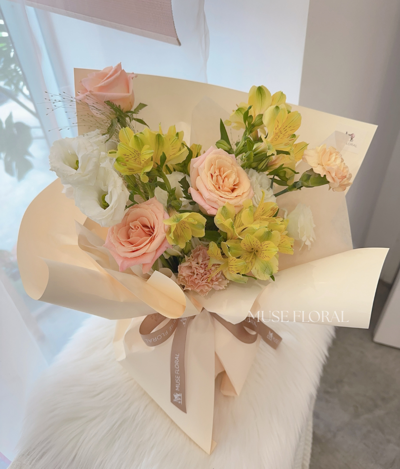 Seedspun Rose Bouquet - Rose