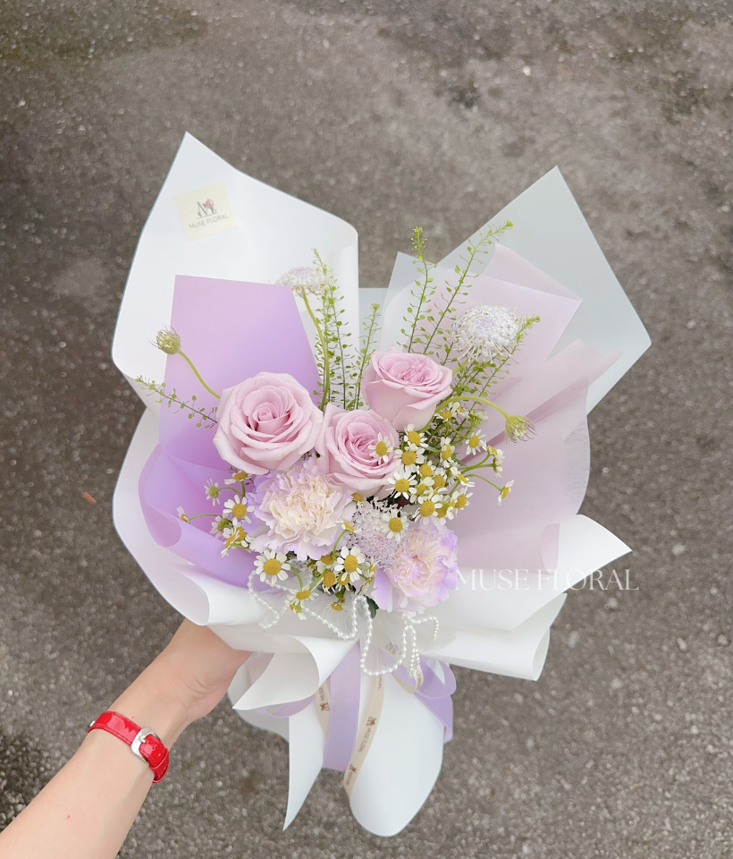 Toasted Petal Rose Bouquet - Rose