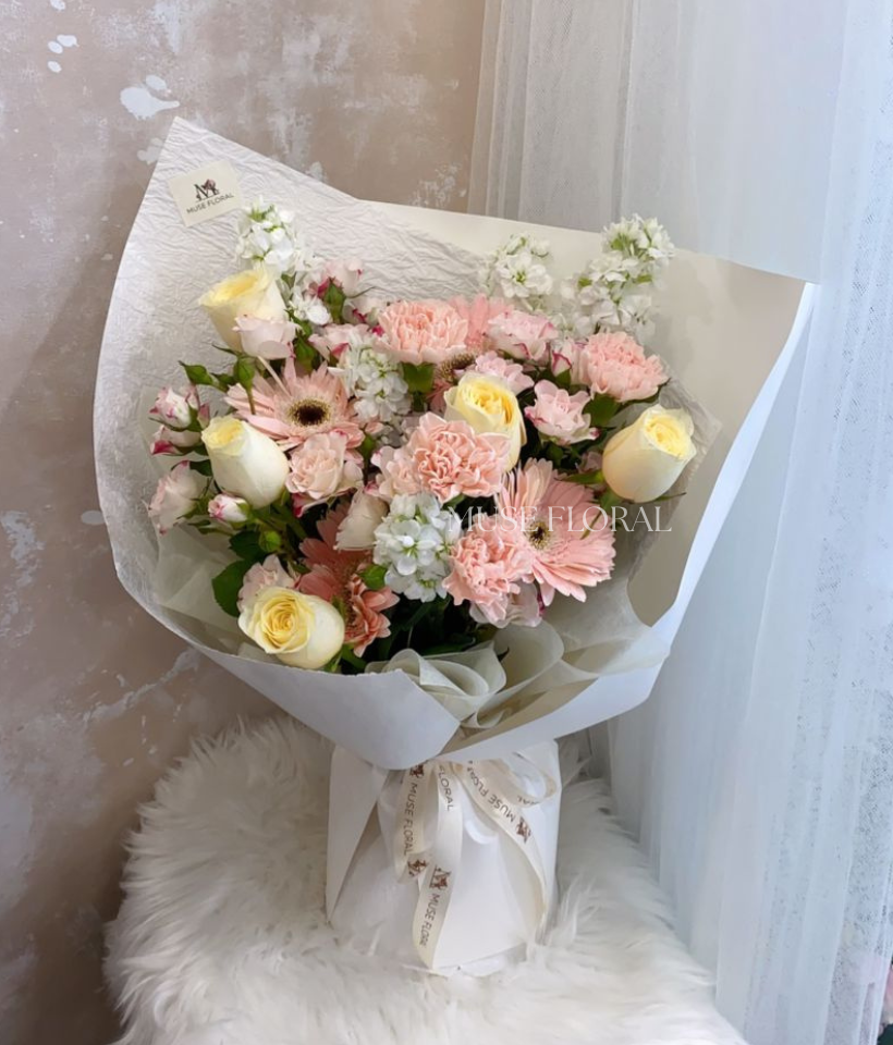 Halcyon Bloom Mix Flower Bouquet - Carnation