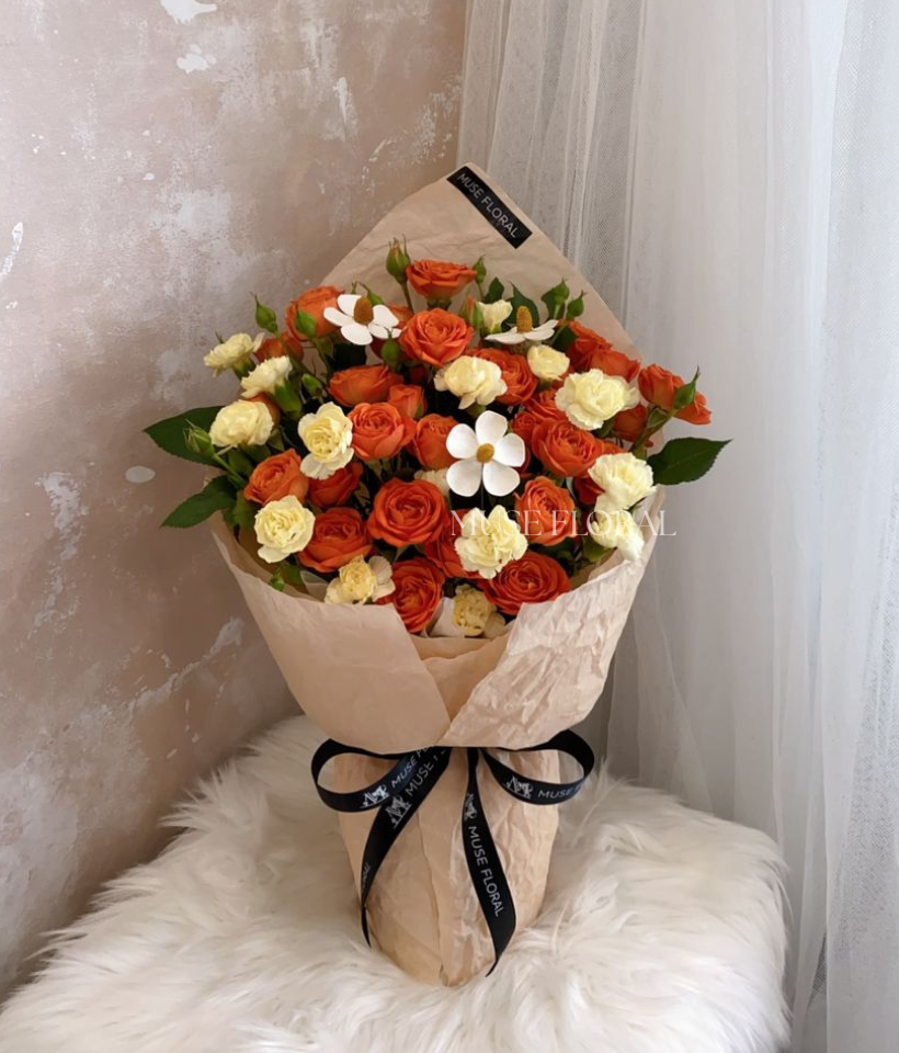 Solrinth Mix Flower Bouquet - Carnation