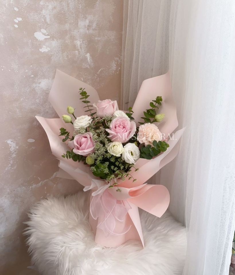 All of Me Rose Bouquet - Hand Bouquet (Fresh Flowers)
