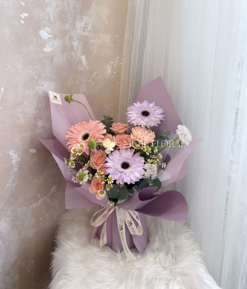 Gerasilence Gerbera Daisy Bouquet - Gerbera Daisy