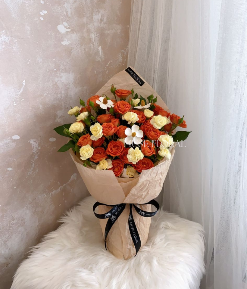 Solrinth Mix Flower Bouquet - Carnation