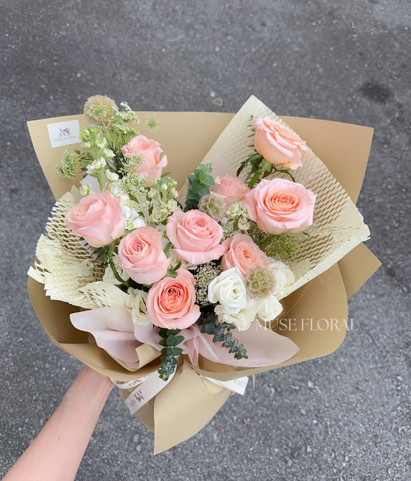 Soft Apart Rose Bouquet - Rose