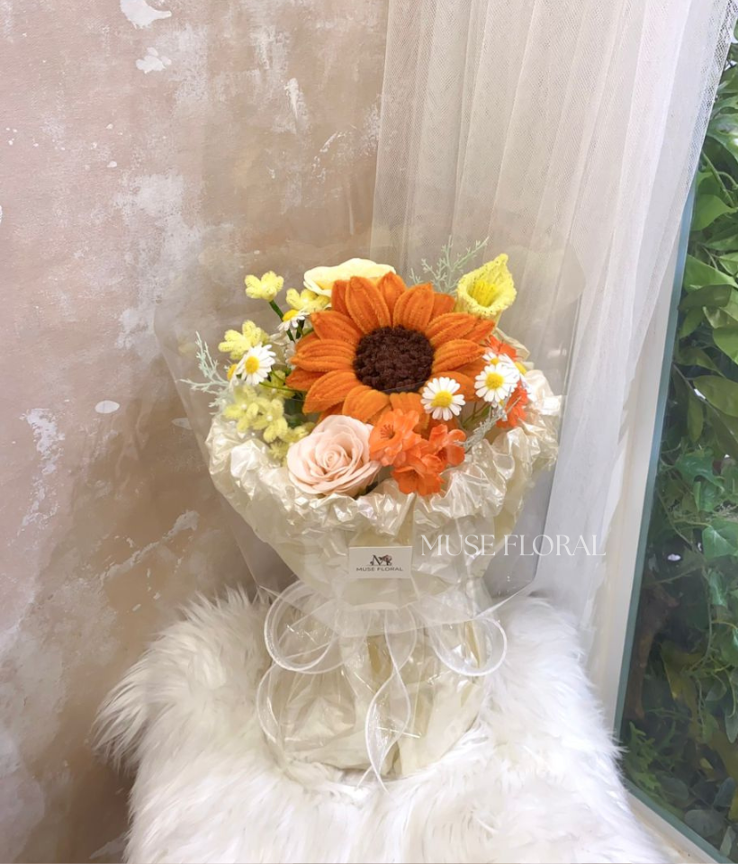 Sunny Day Twist Stick Bouquet - Graduation Bouquet
