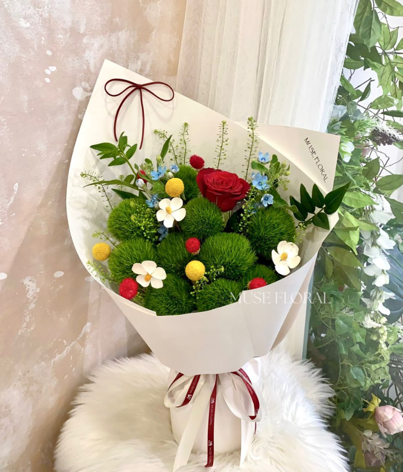Leaforia Mix Flower Bouquet - Others