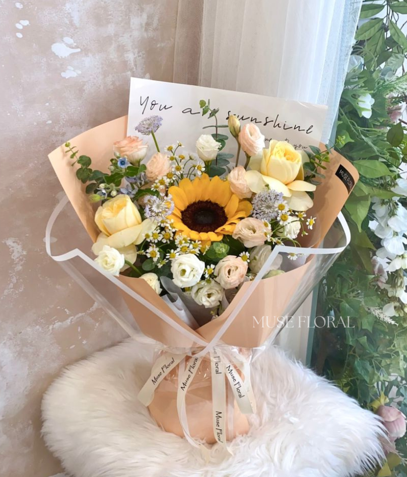 Mistborn Mix Flower Bouquet  - Eustoma