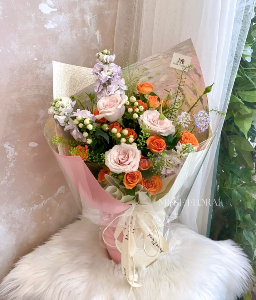 Belle Saison Rose Bouquet - Rose
