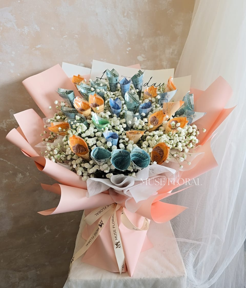 Florivane Money Flower Bouquet（Excluding cash) - Money Flowers