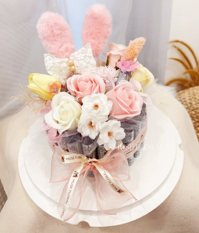 Noctura Money Flower Bouquet（Excluding cash) - Money Flowers