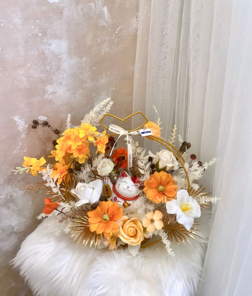 Flaxen Dream Artificial Flowers Design - Artificial Soap Flowers