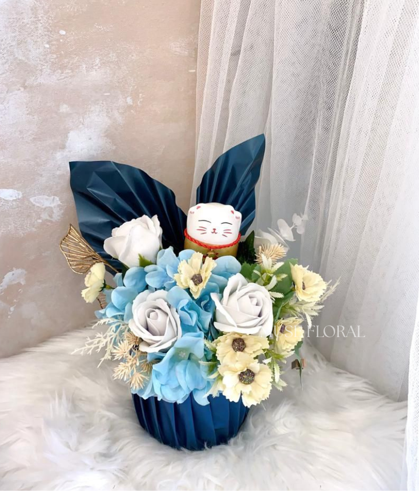 Merrow Bloom Soap Flowers Box - Artificial Soap Flowers