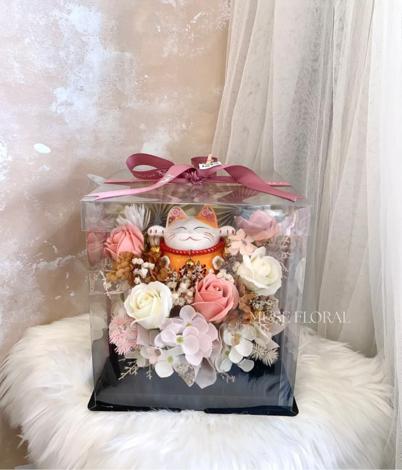 Larkspur Dune Artificial Soap Flowers Box - Artificial Soap Flowers