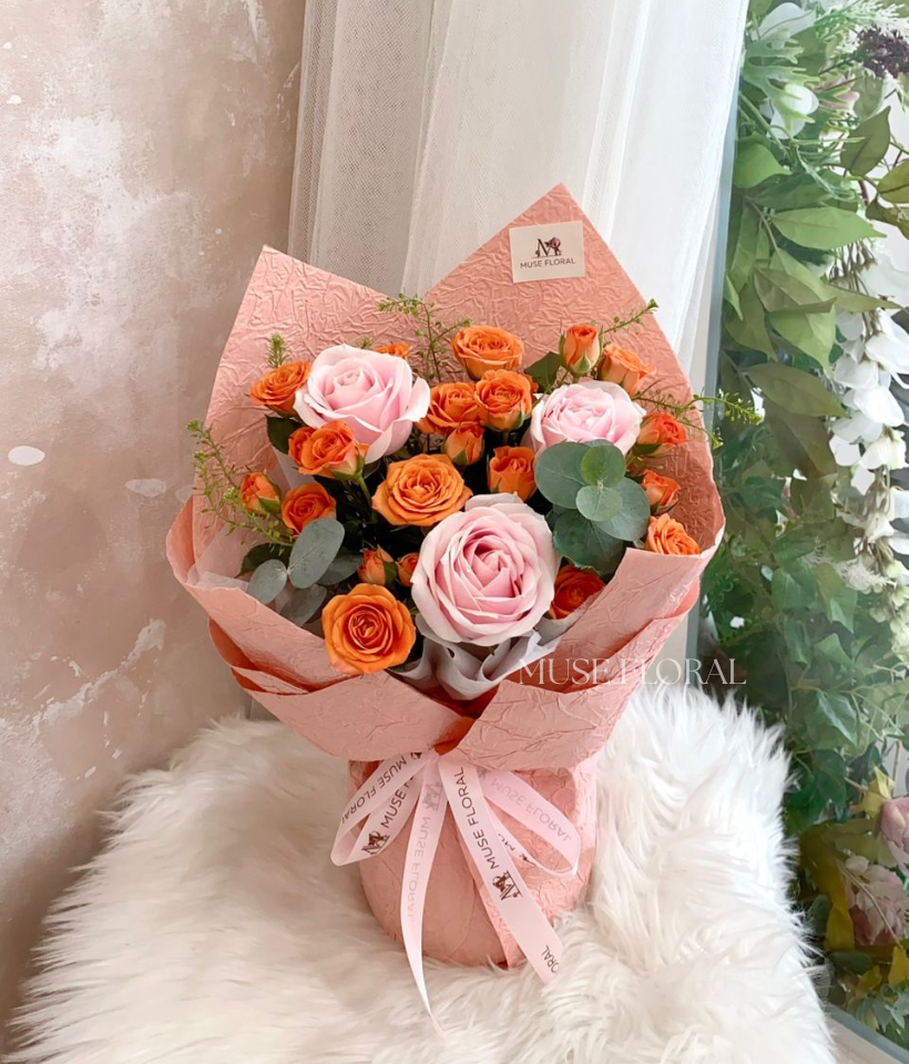 Dewsong Rose Bouquet - Rose