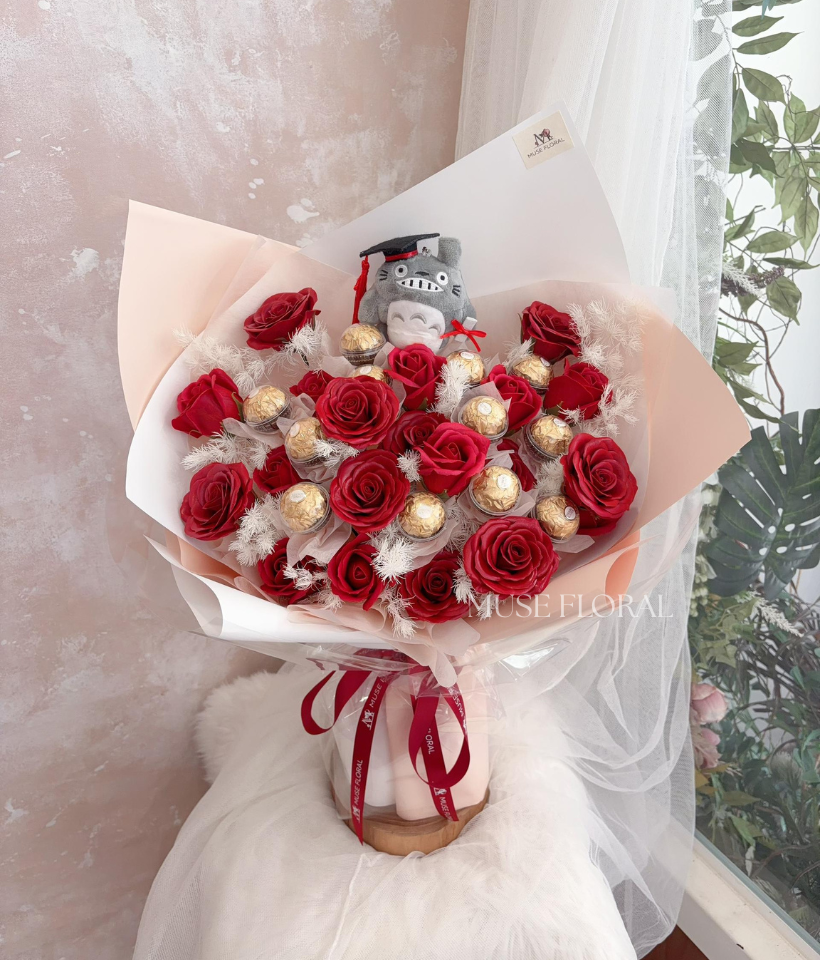 Bare Earth Studio Graduation Flowers Bouquet - Graduation Bouquet