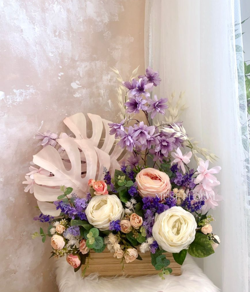 Serenvie Artificial Soap Flowers Box - Artificial Soap Flowers
