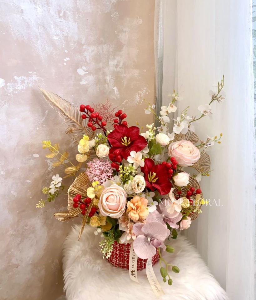 Feuille d’Or Soap Flowers Box - Artificial Soap Flowers