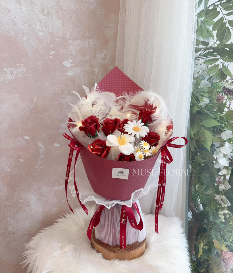 Fable Botanica Soap Flowers Bouquet - Hand Bouquet (Soap Flowers)