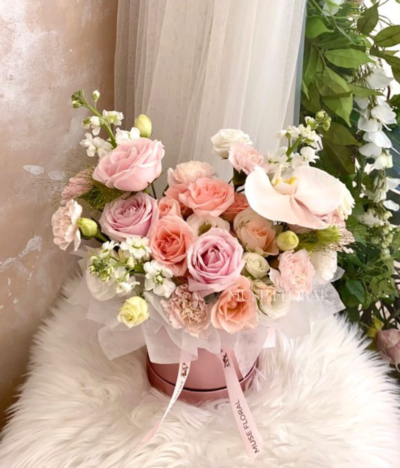 Milestone Magic Flower Basket (Fresh Flower) - Flower Box / Basket Table Top
