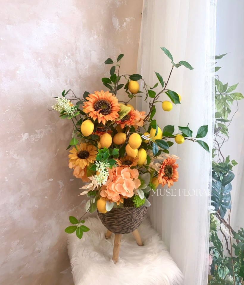 Cielo Bloom Soap Flowers Pot - Artificial Soap Flowers