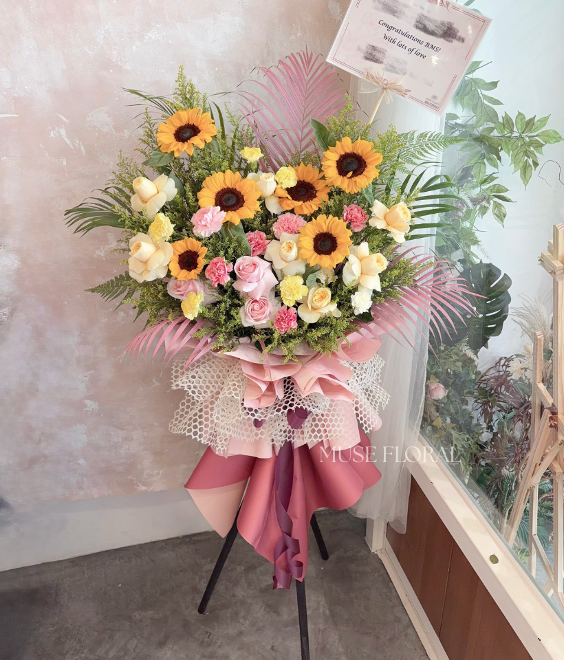 Bountiful Blossoms Business Opening Flower Stand - Opening Flower Stand (Fresh Flower)