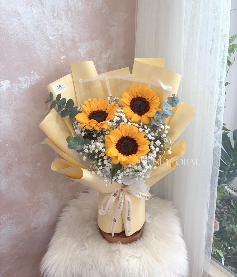 Sugar & Wind Sunflower Bouquet - Sunflower