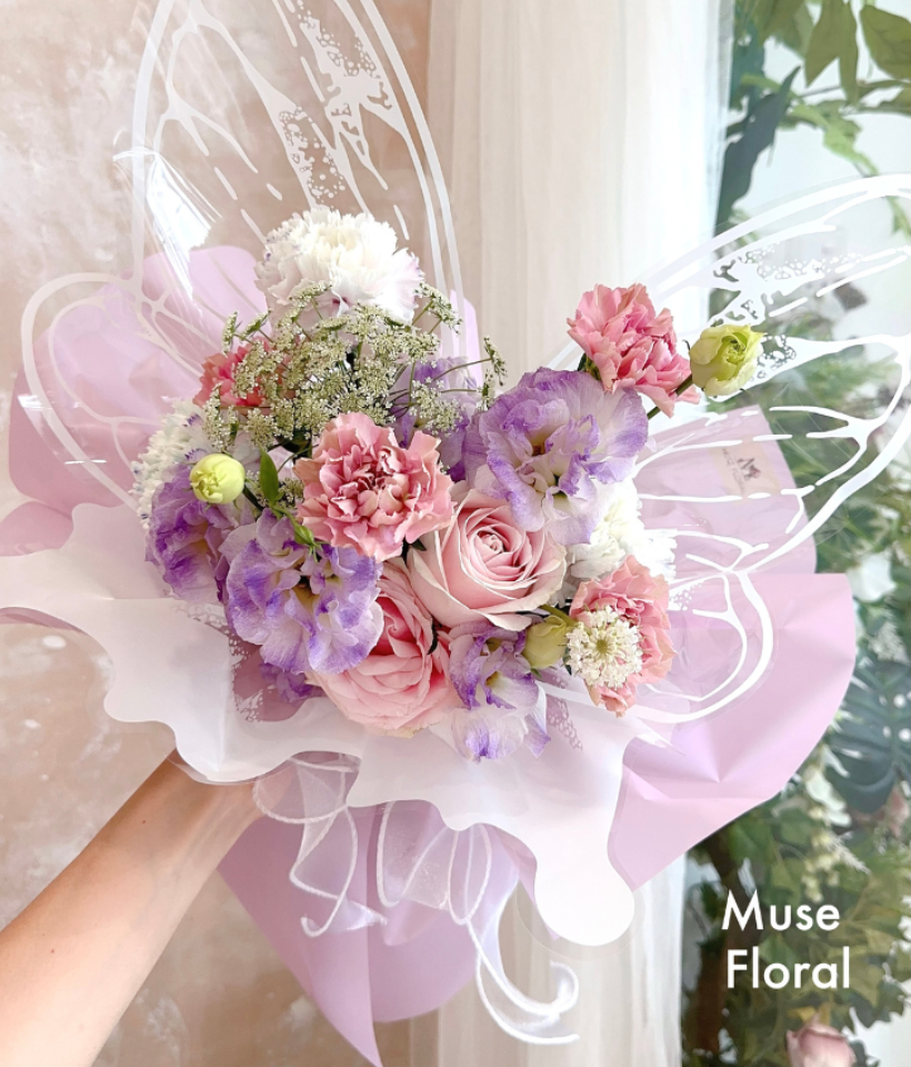 VD Bloomora Mix Flower Bouquet - Valentine's Day