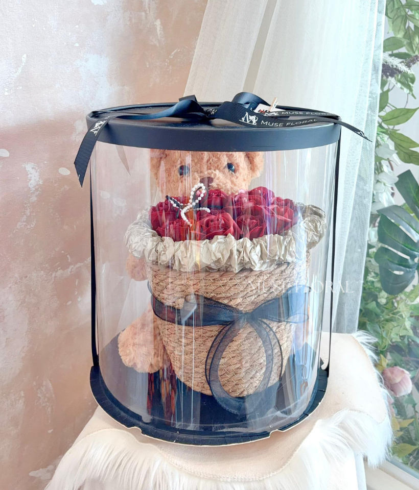 The Way It Softens Soap Flower Box  - Artificial Soap Flowers