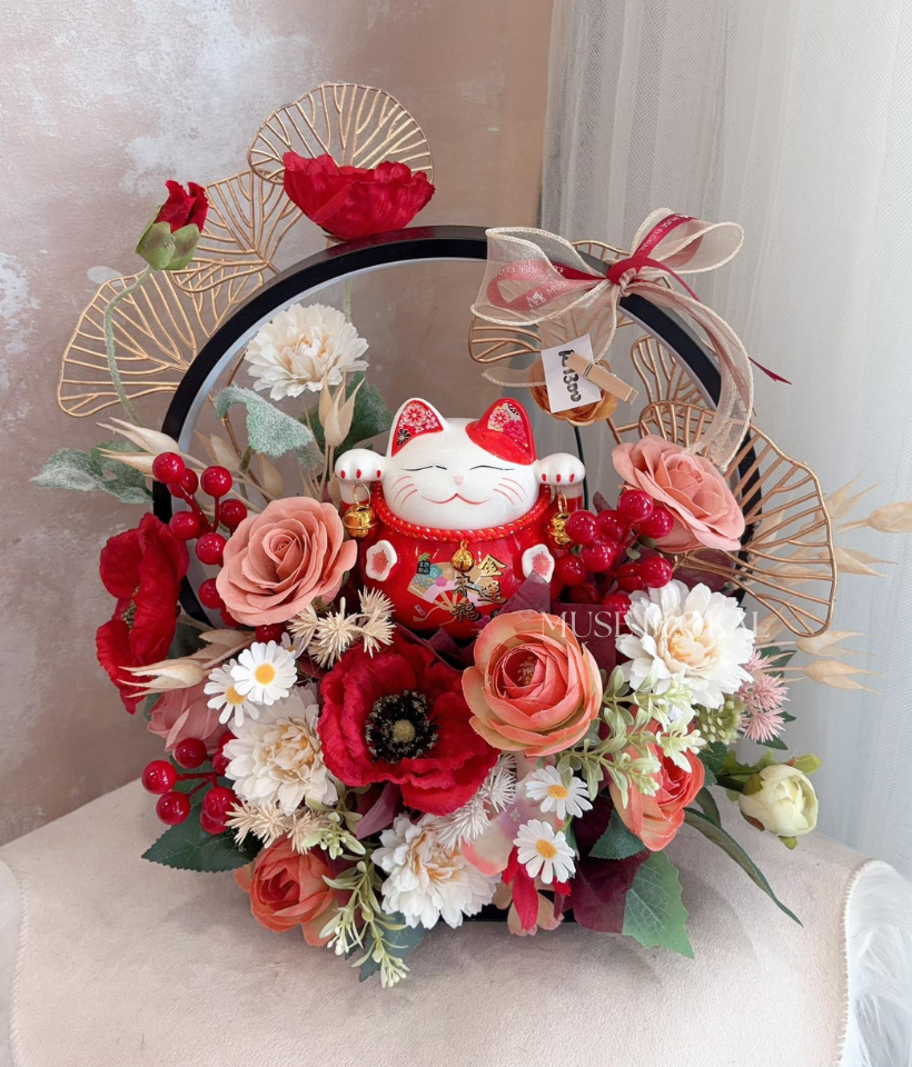 Soft Interval Artificial Flowers Lamp - Artificial Soap Flowers