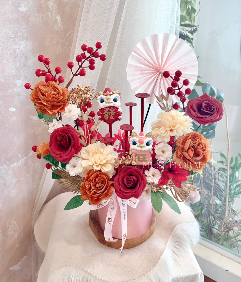 Opal Maneki Blossom Soap Flowers Box - Artificial Soap Flowers