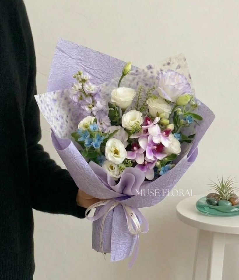 Whispering Petals Mix Flower Bouquet - Mother's Day