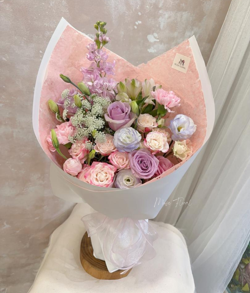 Gypsy Blossom Mix Flower Bouquet - Rose