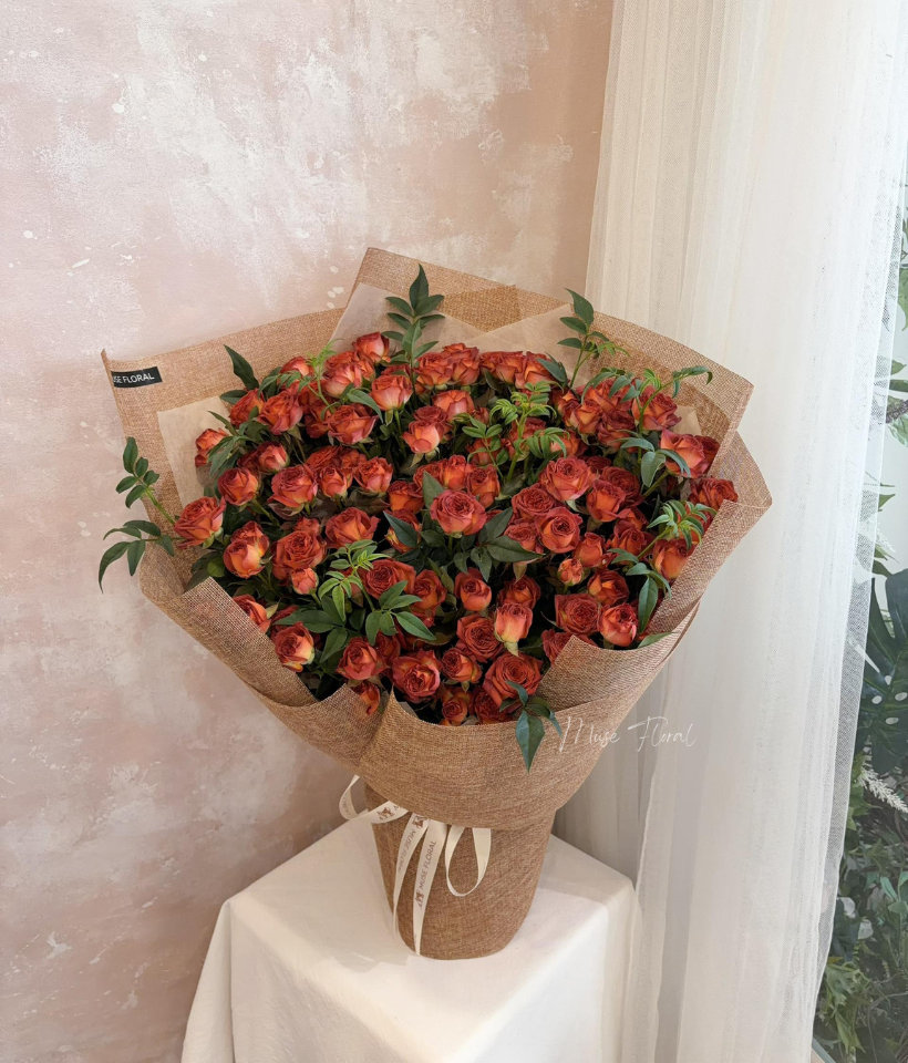 Wildling Flora Rose Bouquet - Rose