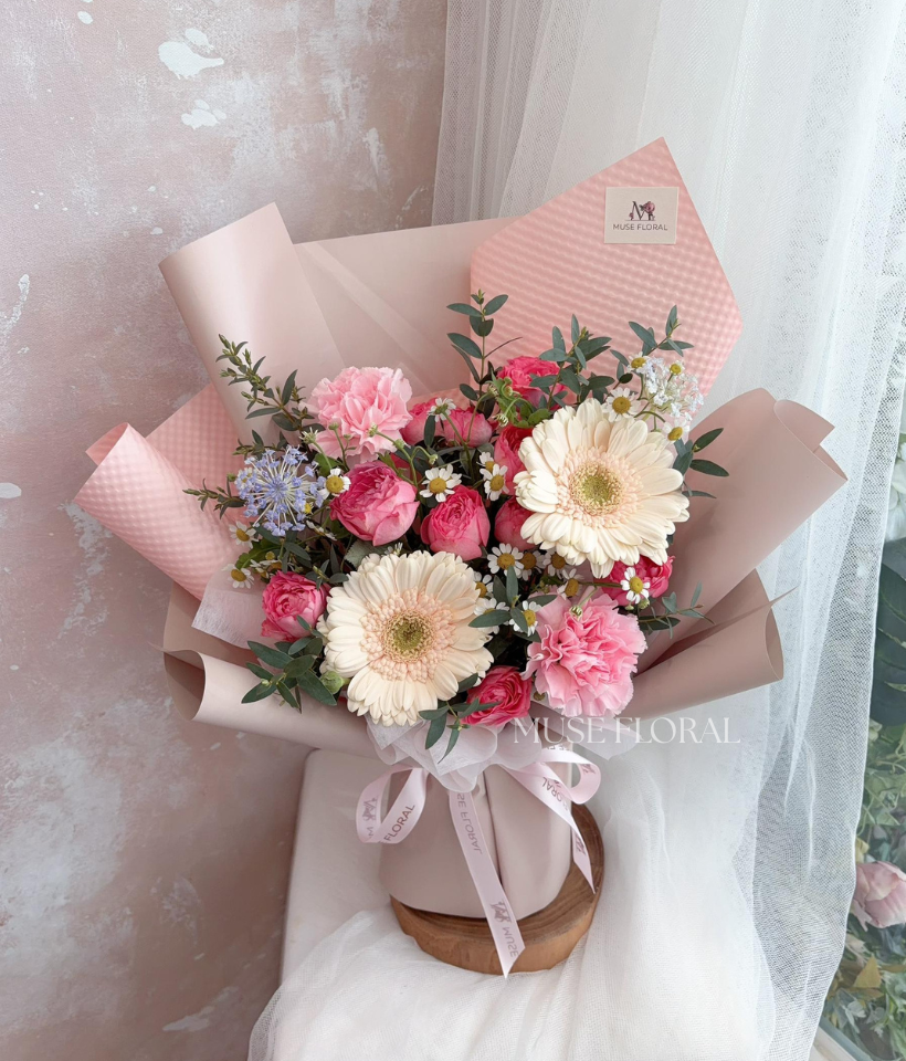 Fleur Society Mix Flower Bouquet - Rose