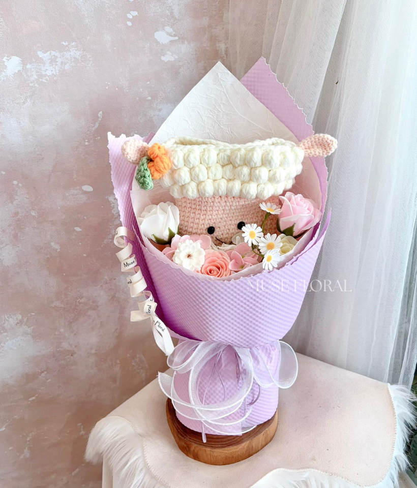 Sweet Enough Soap Flower Bouquet - Hand Bouquet (Soap Flowers)