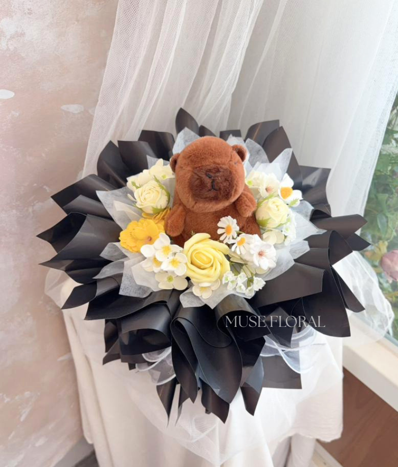 Cloud Nine Petals Soap Flower Bouquet - Hand Bouquet (Soap Flowers)