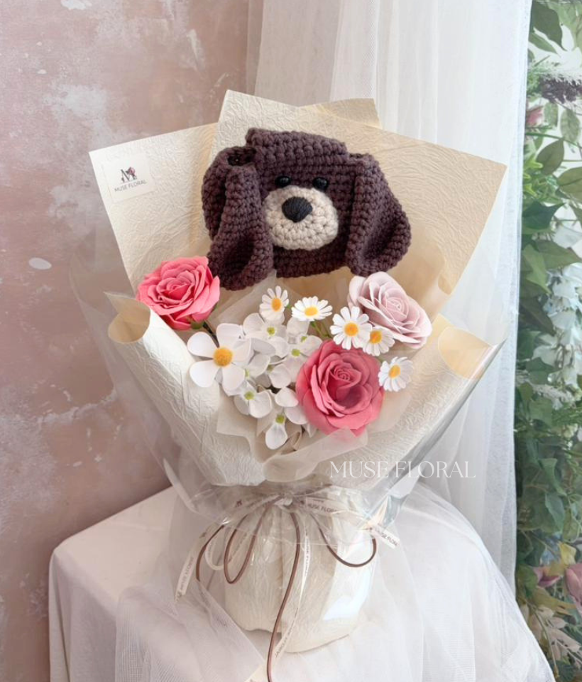 Soft & Sweet Soap Flower Bouquet - Hand Bouquet (Soap Flowers)