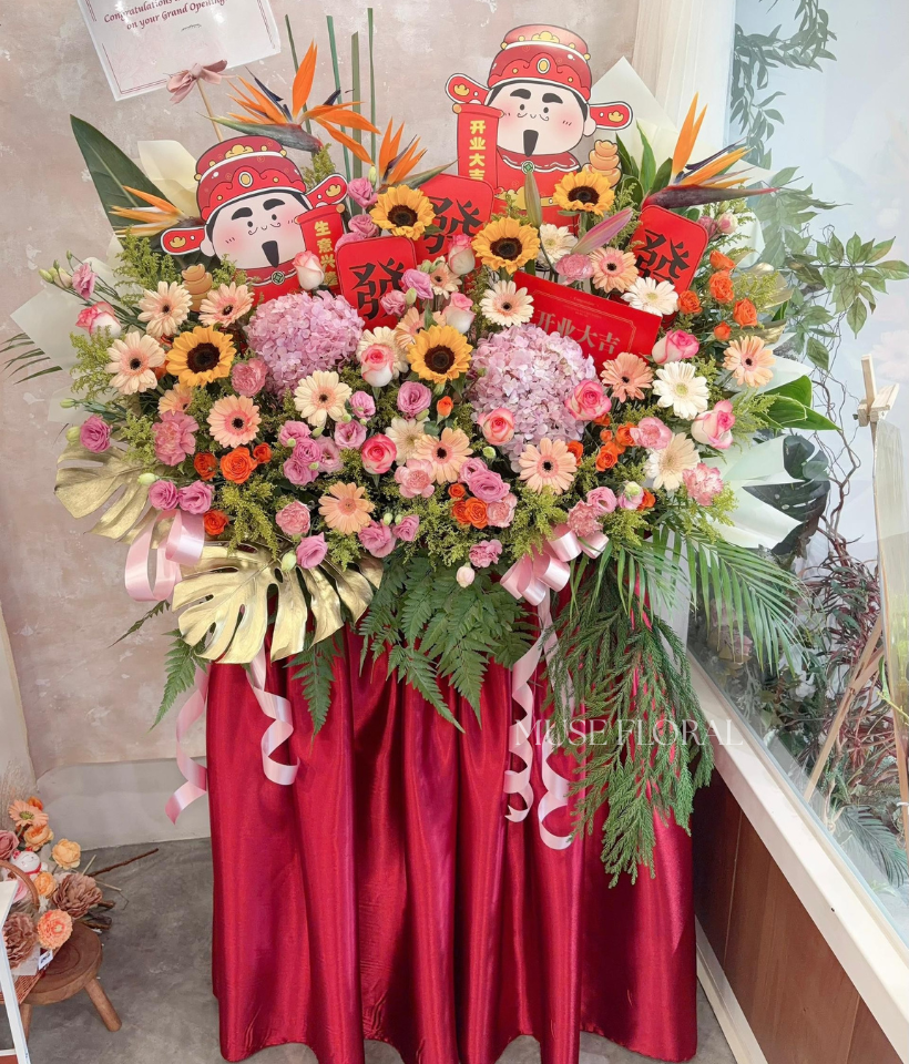 Petals in Restraint Business Opening Flower Stand - Opening Flower Stand (Fresh Flower)