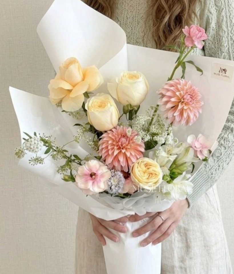 Earth & Stem Mix Flower Bouquet - Others