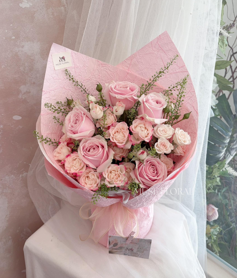 Barefoot Bloom Rose Bouquet - Rose