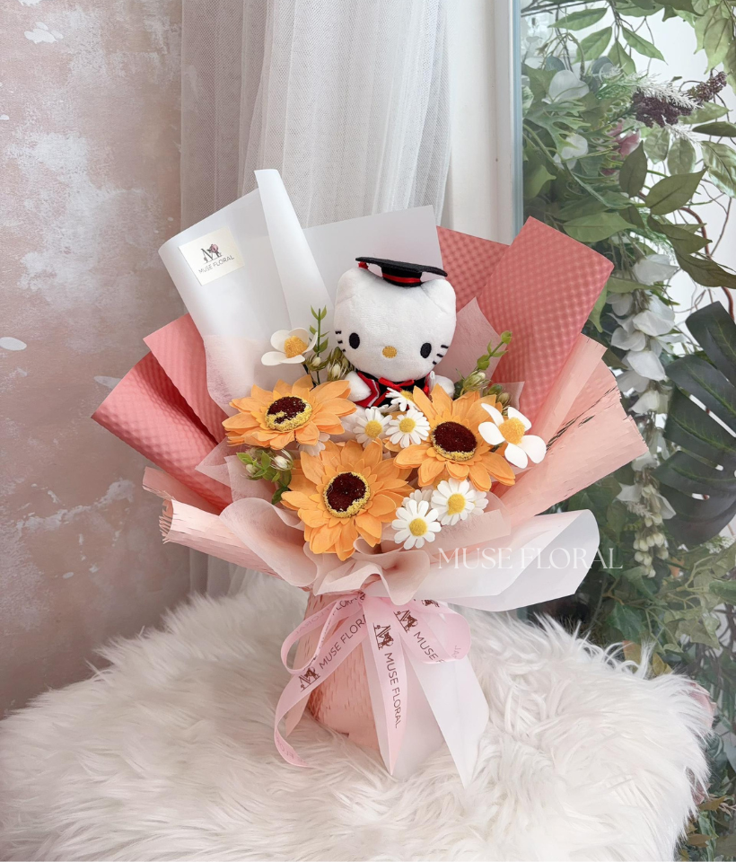 Caelia Drift Graduation Soap Flowers Bouquet - Graduation Bouquet