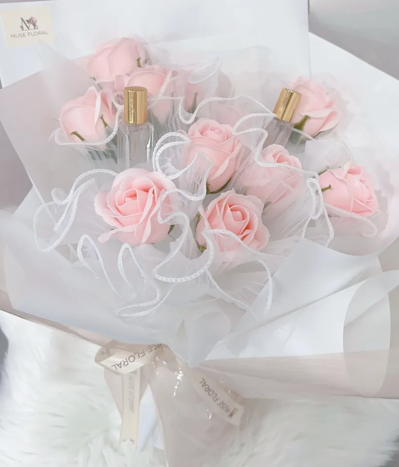 Memory Garden Artificial Soap Flower - Hand Bouquet (Soap Flowers)