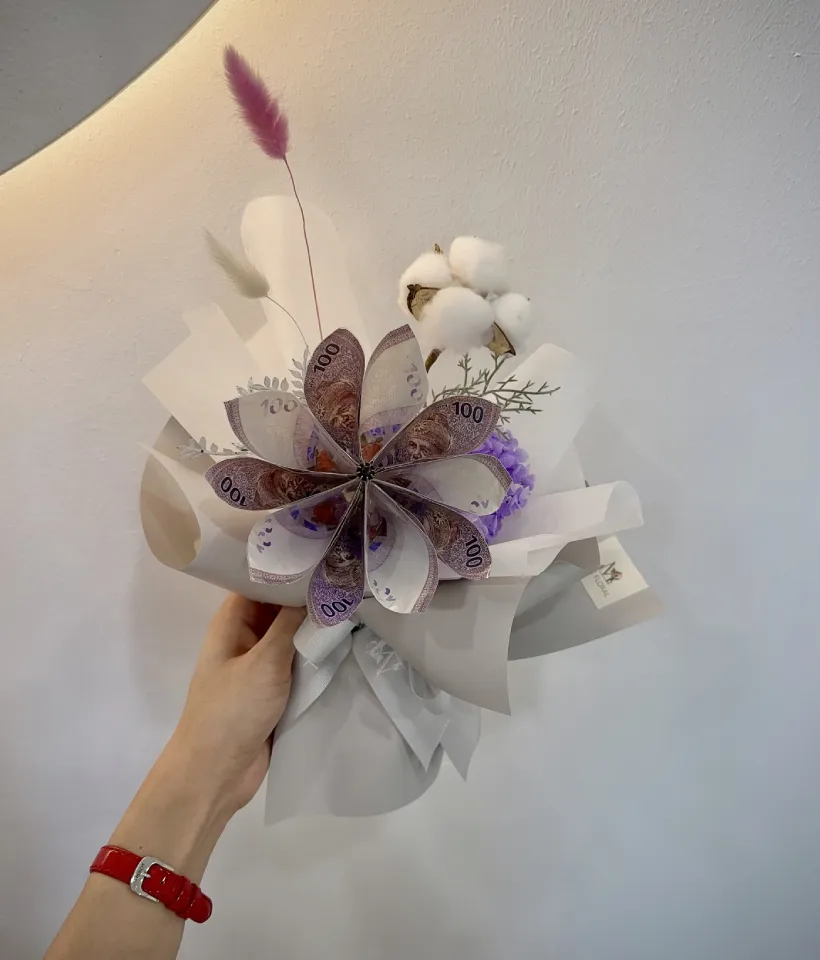 Radiant Money Flower Bouquet - Money Flowers