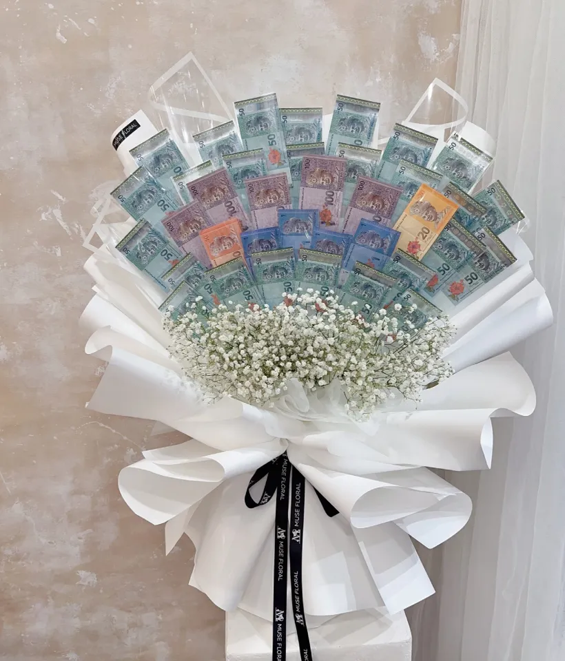 Exquisite Blooms Money Flower Bouquet - Money Flowers